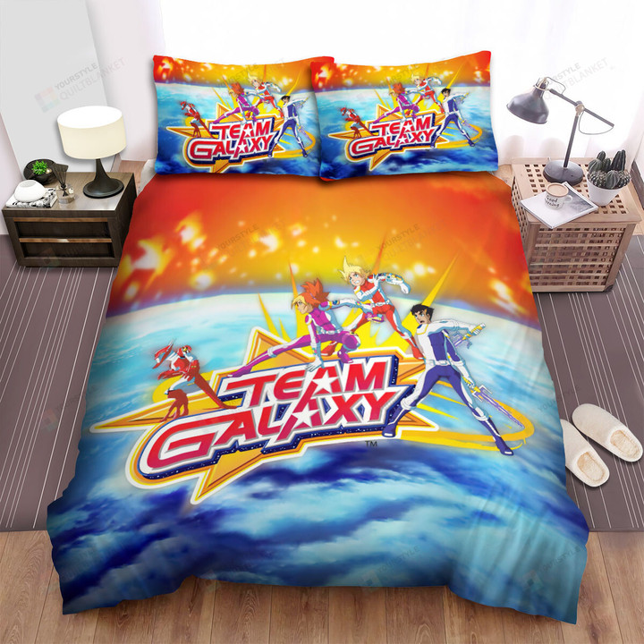Team Galaxy Ready To Fight Poster Bed Sheets Spread Duvet Cover Bedding Sets
