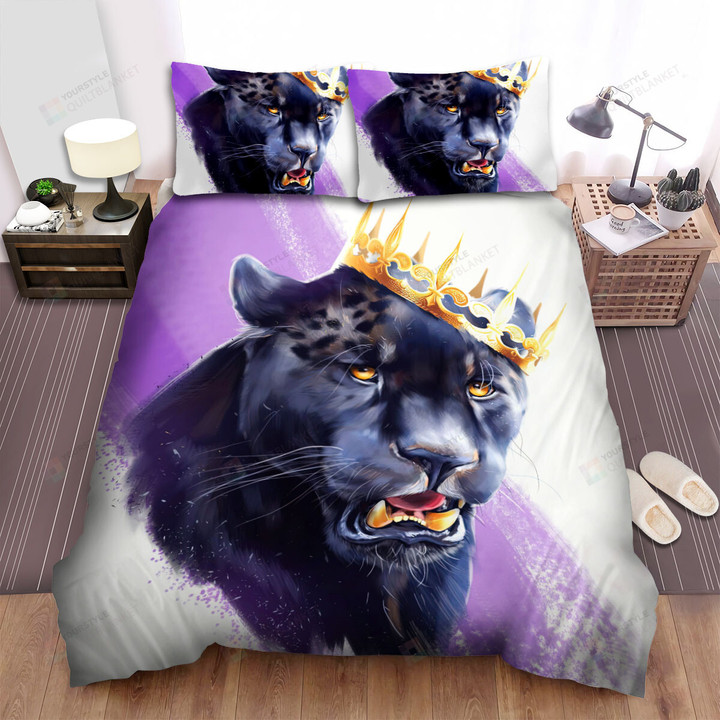 The Wild Animal - The Panther King Bed Sheets Spread Duvet Cover Bedding Sets