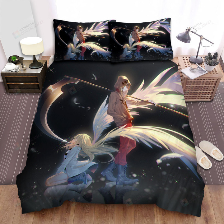 Angels Of Death Zack & Ray Digital Artwork Bed Sheets Spread Duvet Cover Bedding Sets