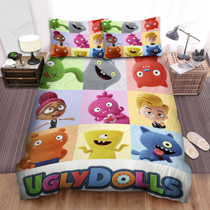 Ugly Dolls Main Characters Poster Bed Sheets Spread Duvet Cover Bedding Sets
