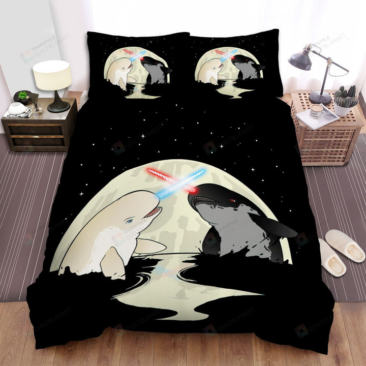 The Wild Animal - The Narwhal Has Light Saber Bed Sheets Spread Duvet Cover Bedding Sets