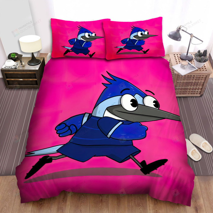 The Wildlife - The Kingfisher Footballer Running Bed Sheets Spread Duvet Cover Bedding Sets