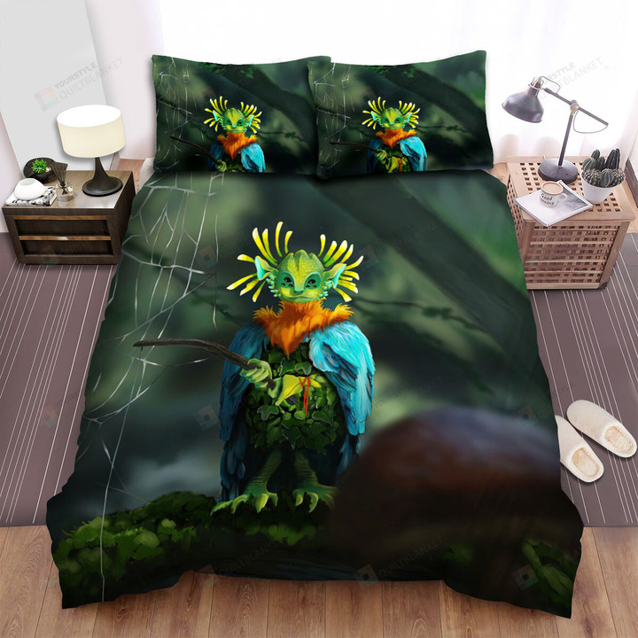 The Wildlife - The Kingfisher Fishing Art Bed Sheets Spread Duvet Cover Bedding Sets