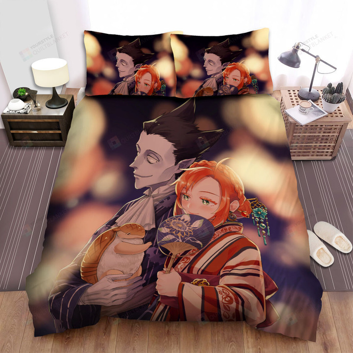 The Vampire Dies In No Time Draluc & Hinaichi's Firts Date Bed Sheets Spread Duvet Cover Bedding Sets