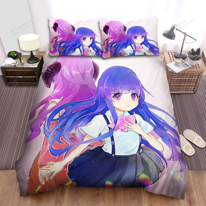 Higurashi When They Cry The Furude Sisters Artwork Bed Sheets Spread Duvet Cover Bedding Sets