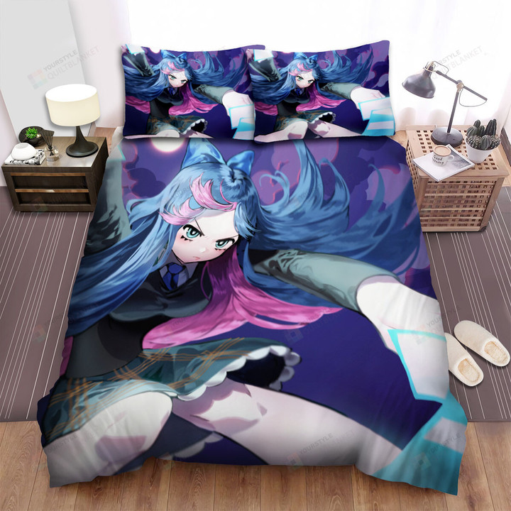 Panty & Stocking With Garterbelt Stocking Wielding Dual Swords Bed Sheets Spread Duvet Cover Bedding Sets