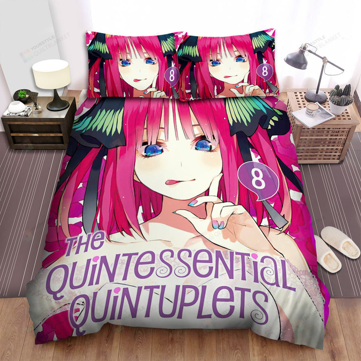 The Quintessential Quintuplets Volume 8 Art Cover Bed Sheets Spread Duvet Cover Bedding Sets
