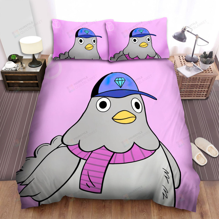 The Wildlife - The Pigeon Wearing A Diamond Cap Bed Sheets Spread Duvet Cover Bedding Sets