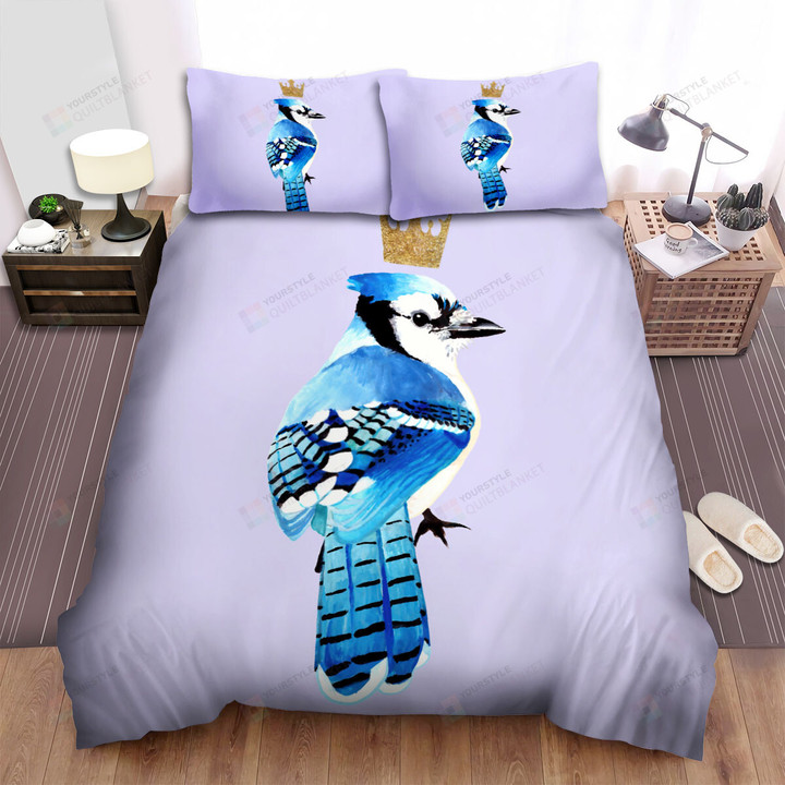The Wild Animal - The Blue Jay King Bed Sheets Spread Duvet Cover Bedding Sets