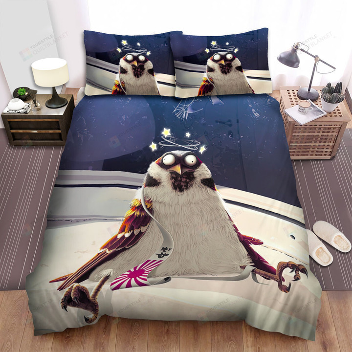 The Sparrow Gets Injured Bed Sheets Spread Duvet Cover Bedding Sets