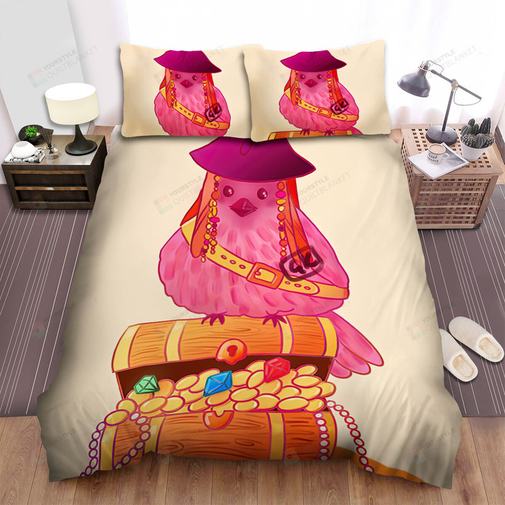 The Sparrow Captain And His Treasure Bed Sheets Spread Duvet Cover Bedding Sets