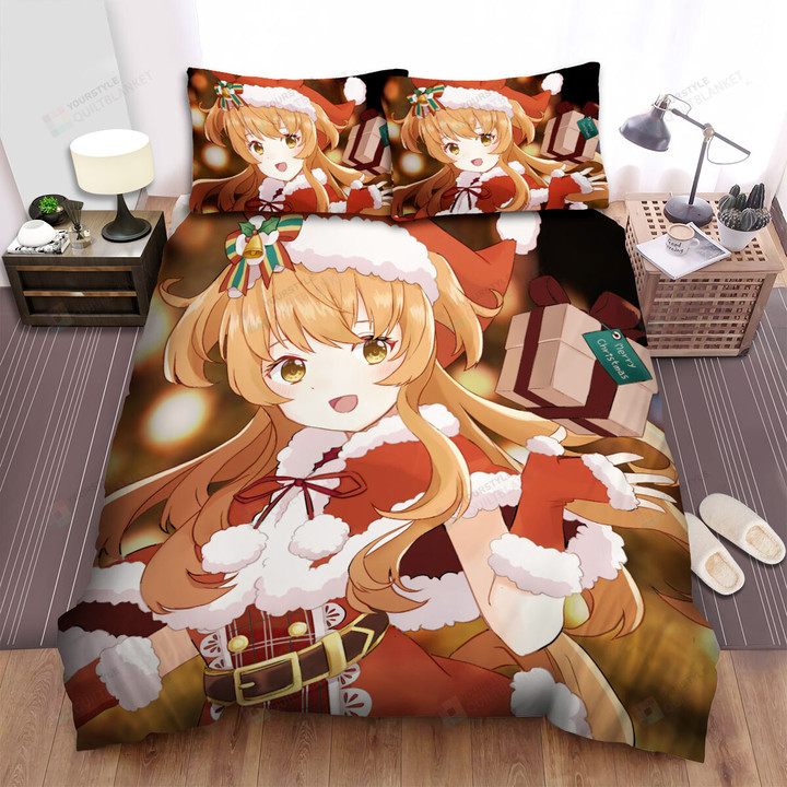 Umamusume Pretty Derby Merry Christmas From Mayano Top Gun Bed Sheets Spread Duvet Cover Bedding Sets