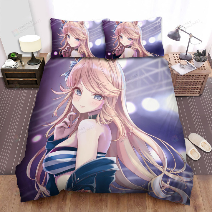 Umamusume Pretty Derby Gold City On Stage Artwork Bed Sheets Spread Duvet Cover Bedding Sets
