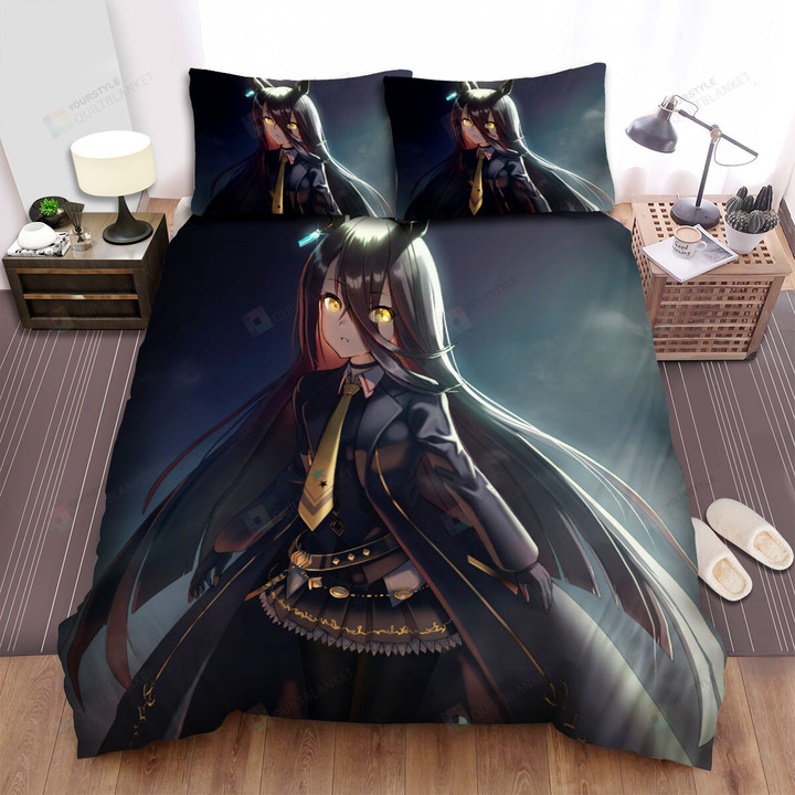 Umamusume Pretty Derby Manhattan Cafe On Stage Outfit Bed Sheets Spread Duvet Cover Bedding Sets