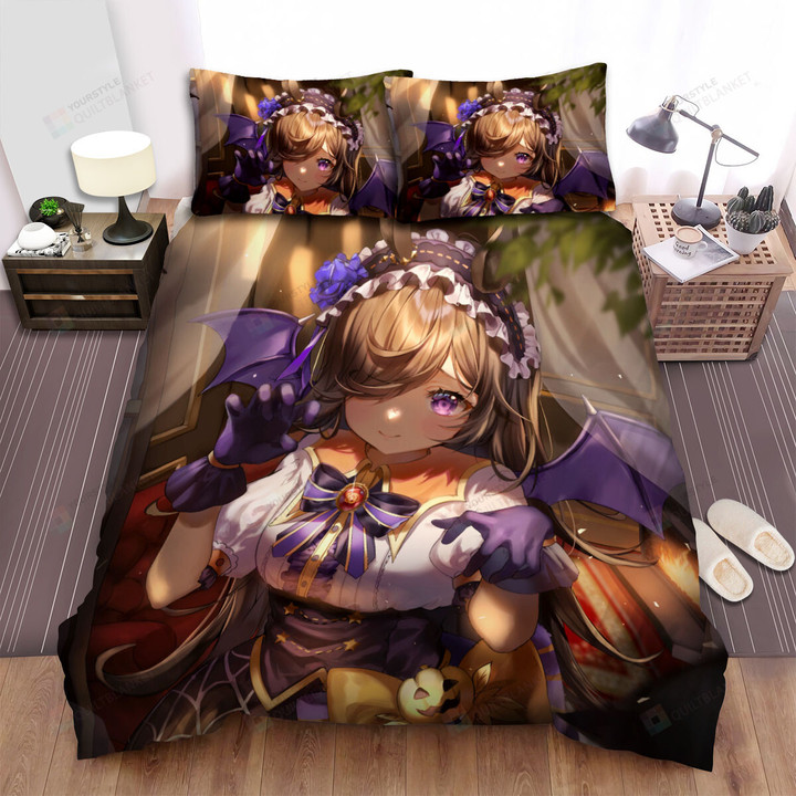 Umamusume Pretty Derby Happy Halloween From Rice Shower Bed Sheets Spread Duvet Cover Bedding Sets
