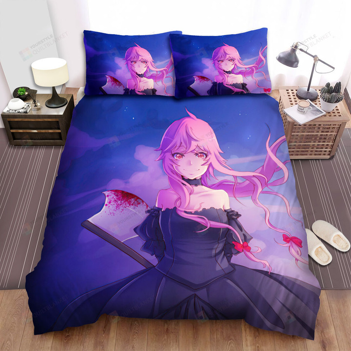 Future Diary Gasai Yuno's Quote Artwork Bed Sheets Spread Duvet Cover Bedding Sets