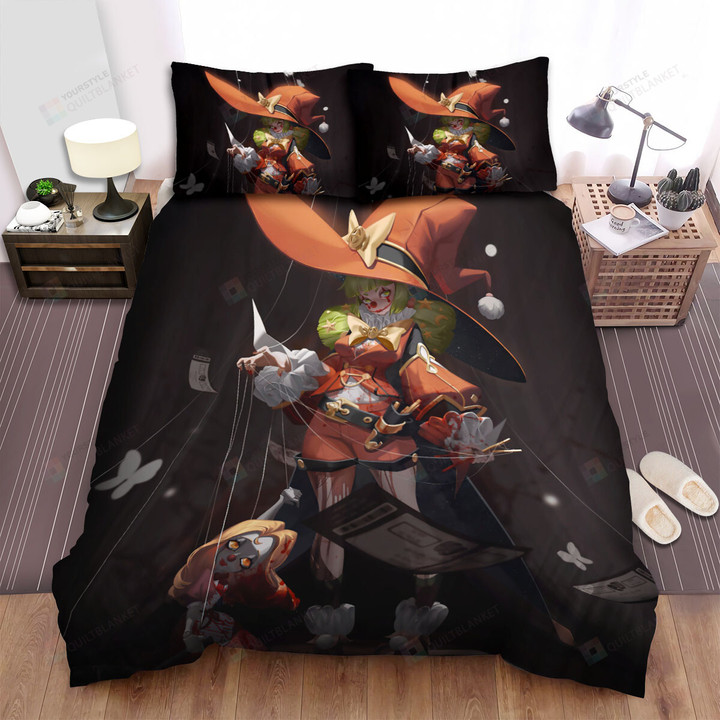 Halloween Jack The Ripper As A Marionette Bed Sheets Spread Duvet Cover Bedding Sets
