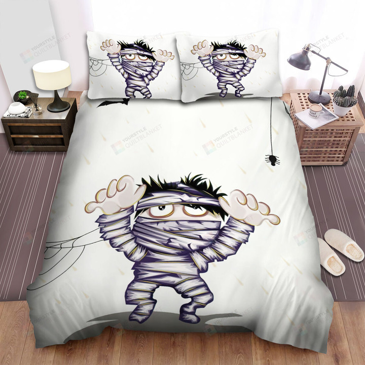 The Best Spooky Halloween With Mummy Bed Sheets Spread Duvet Cover Bedding Sets