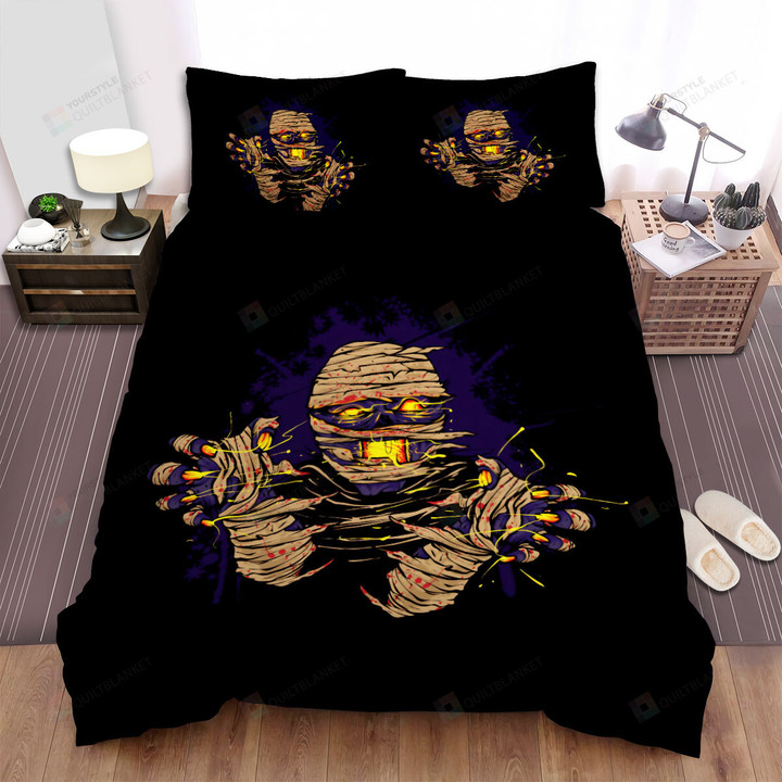 Halloween Bloody Mummy Illustration Bed Sheets Spread Duvet Cover Bedding Sets