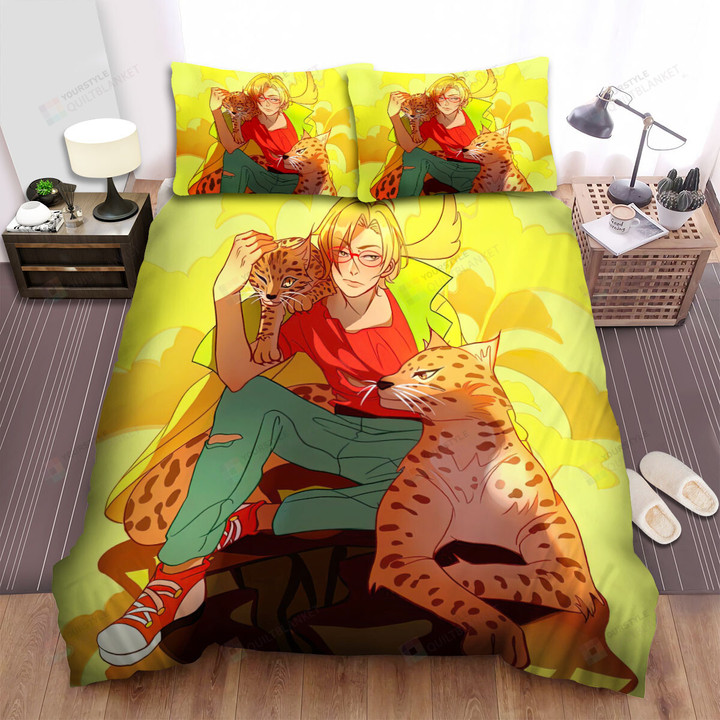 The Wild Animal - Sitting Beside The Lynx Bed Sheets Spread Duvet Cover Bedding Sets