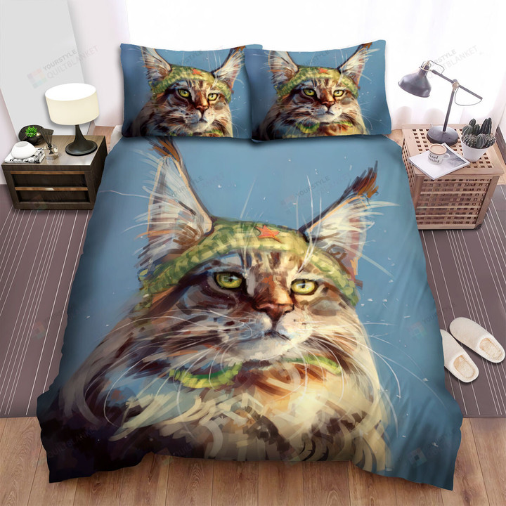The Wild Animal - The Lynx The Big Cat Paint Bed Sheets Spread Duvet Cover Bedding Sets