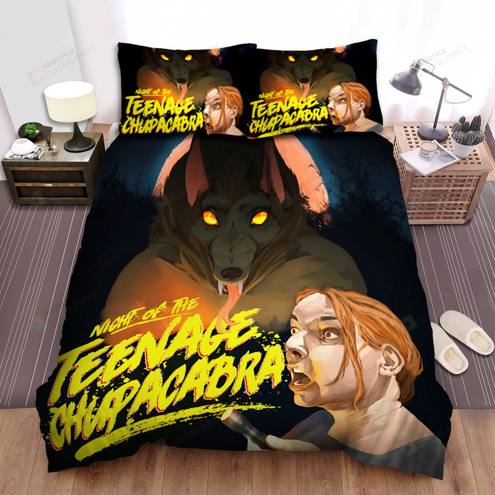 Night Of Teenage Chupacabra Bed Sheets Spread Duvet Cover Bedding Sets