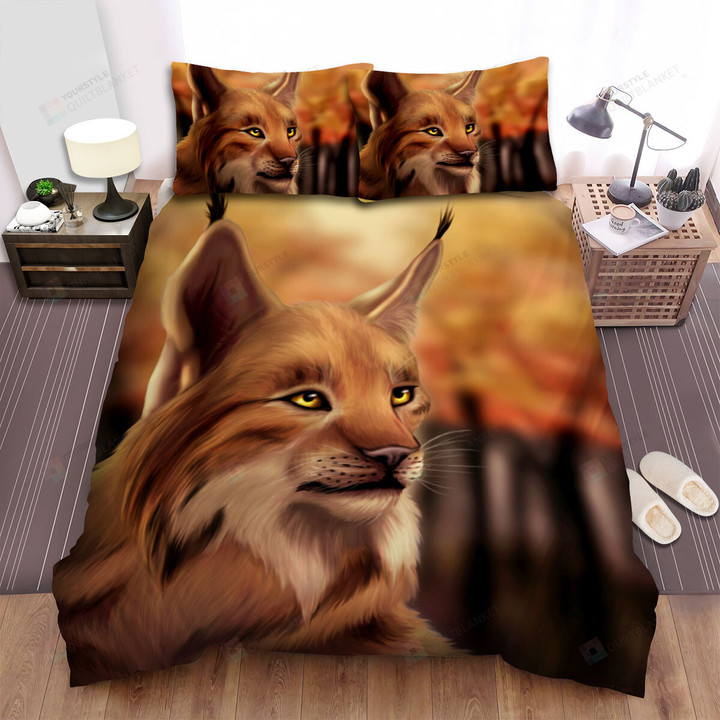The Wild Animal - The Lynx Artistic Bed Sheets Spread Duvet Cover Bedding Sets