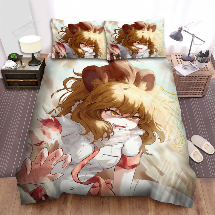 Kemono Friends Lion Digital Illustration Bed Sheets Spread Duvet Cover Bedding Sets