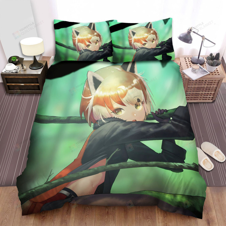 Kemono Friends Lesser Panda Digital Illustration Bed Sheets Spread Duvet Cover Bedding Sets