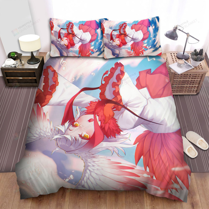 Kemono Friends Crested Bis Digital Illustration Bed Sheets Spread Duvet Cover Bedding Sets