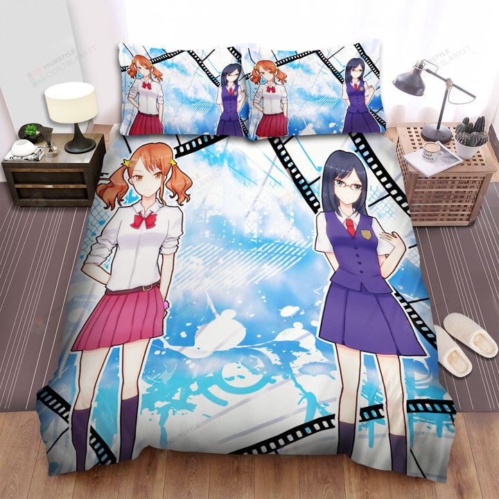Anohana Anjou Naruko & Chiriko Tsurumi Poster Bed Sheets Spread Duvet Cover Bedding Sets