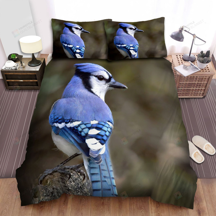 The Wild Animal - Behind The Blue Jay Bed Sheets Spread Duvet Cover Bedding Sets