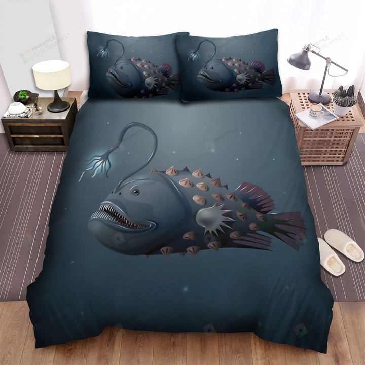 The Wild Animal - The Anglerfish Has Prongs On Back Bed Sheets Spread Duvet Cover Bedding Sets