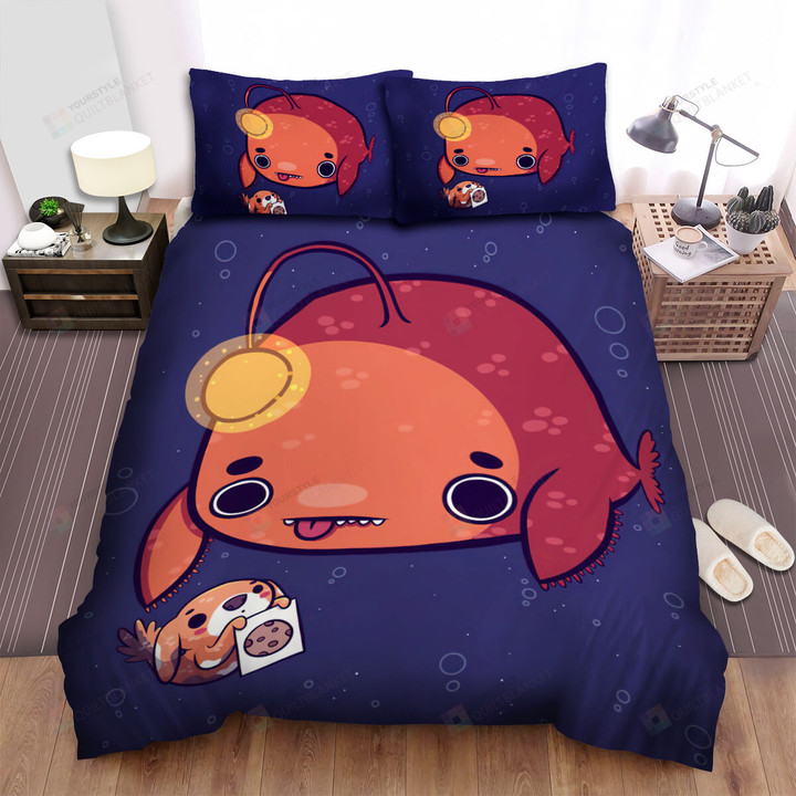 The Wild Animal - The Anglerfish And A Dog Bed Sheets Spread Duvet Cover Bedding Sets