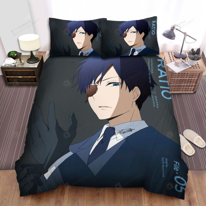 Hamatora Ratio File 05 Solo Poster Bed Sheets Spread Duvet Cover Bedding Sets