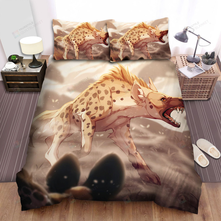 The Wildlife - The Hyena Barking In The Battle Bed Sheets Spread Duvet Cover Bedding Sets