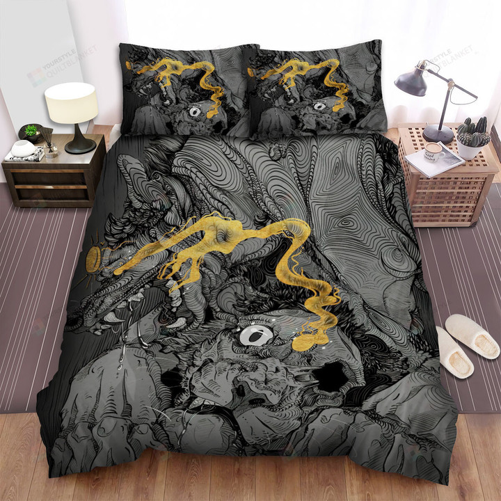 The Wildlife - The Hyena Finished The Lion Art Bed Sheets Spread Duvet Cover Bedding Sets