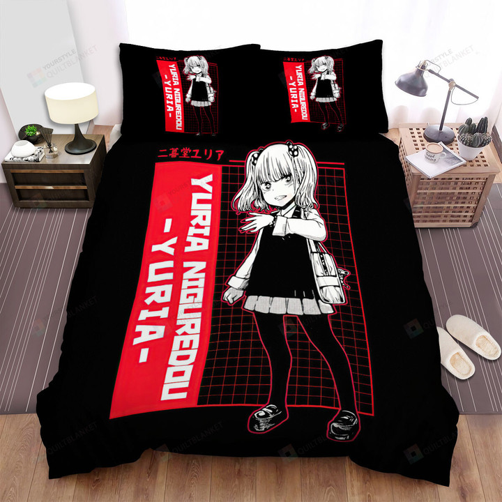 Mieruko-Chan Yuria Niguredou Japanese Style Poster Bed Sheets Spread Duvet Cover Bedding Sets