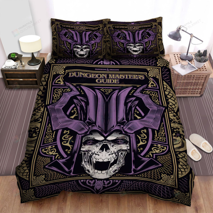 Dnd Art Dungeon Masters Guide Bed Sheets Spread Comforter Duvet Cover Bedding Sets
