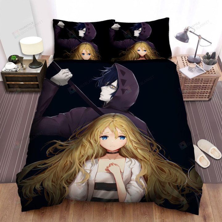 Angels Of Death Ray & Zack Digital Art Painting Bed Sheets Spread Duvet Cover Bedding Sets