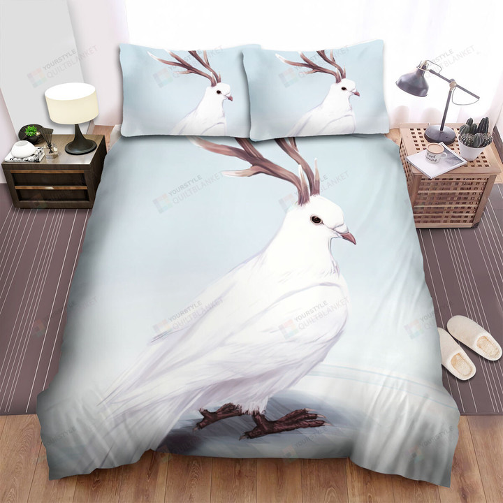 The Wildlife - The Pigeon Has Horns Bed Sheets Spread Duvet Cover Bedding Sets
