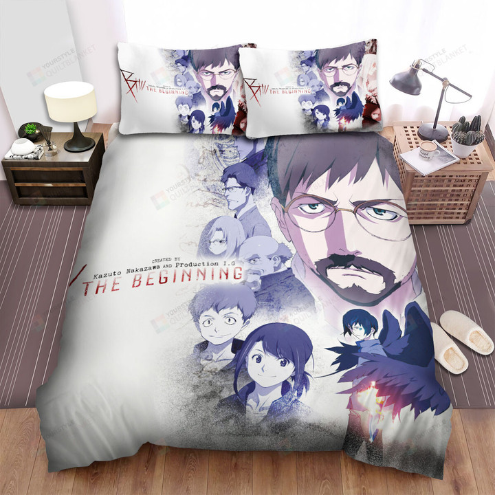 B: The Beginning Official Anime Poster Bed Sheets Spread Duvet Cover Bedding Sets