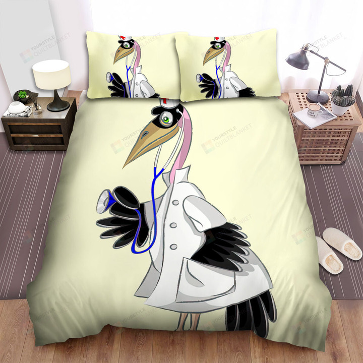 The Stork Doctor Bed Bed Sheets Spread Duvet Cover Bedding Sets