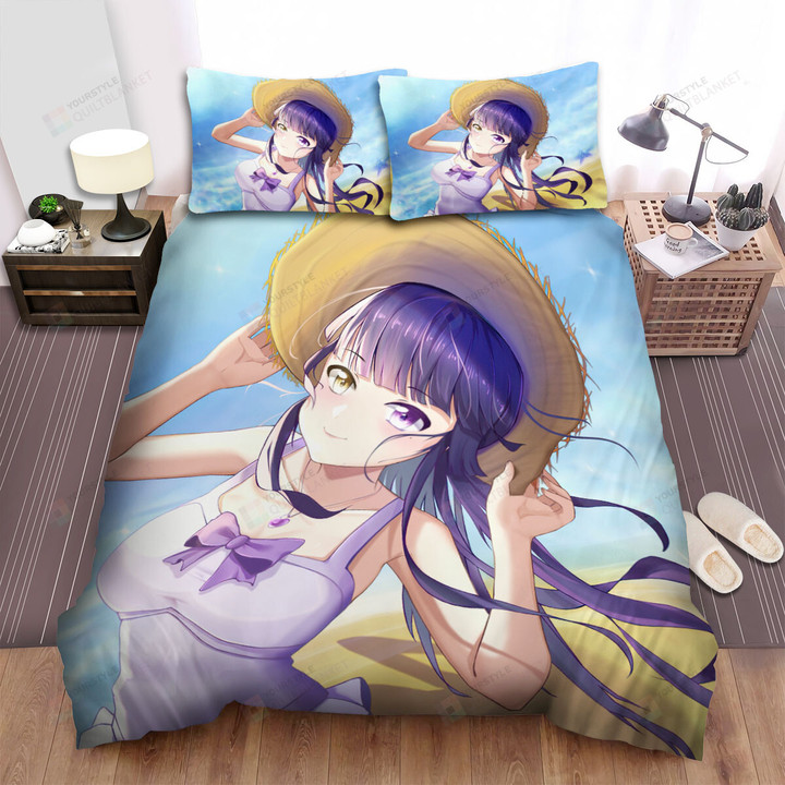 My Little Sister Can't Be This Cute Ruri Gokou By The Sea Artwork Bed Sheets Spread Duvet Cover Bedding Sets