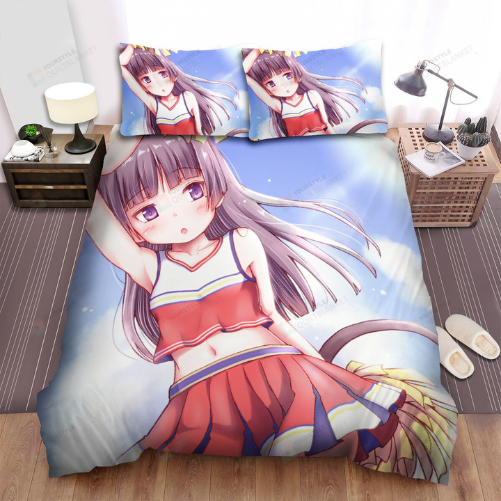 My Little Sister Can't Be This Cute Ruri Gokou In Cheerleading Costume Bed Sheets Spread Duvet Cover Bedding Sets