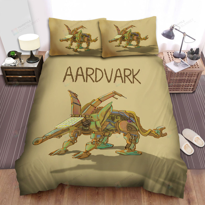 The Aardvark Machine Art Bed Sheets Spread Duvet Cover Bedding Sets