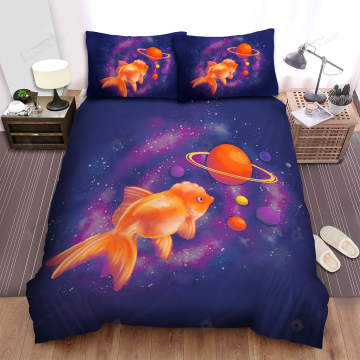 The Goldfish In The Milky Way Bed Sheets Spread Duvet Cover Bedding Sets