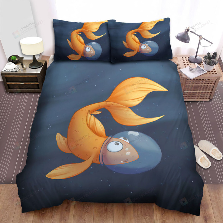 The Goldfish In The Mask Bed Sheets Spread Duvet Cover Bedding Sets