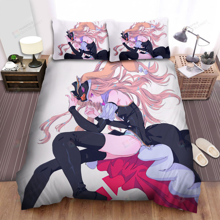Penguindrum Princess Of The Crystal Lying Down Artwork Bed Sheets Spread Duvet Cover Bedding Sets