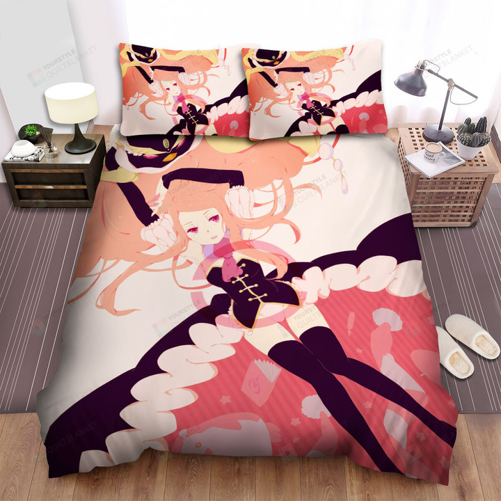 Penguindrum Princess Of The Crystal's Portrait Illustration Bed Sheets Spread Duvet Cover Bedding Sets